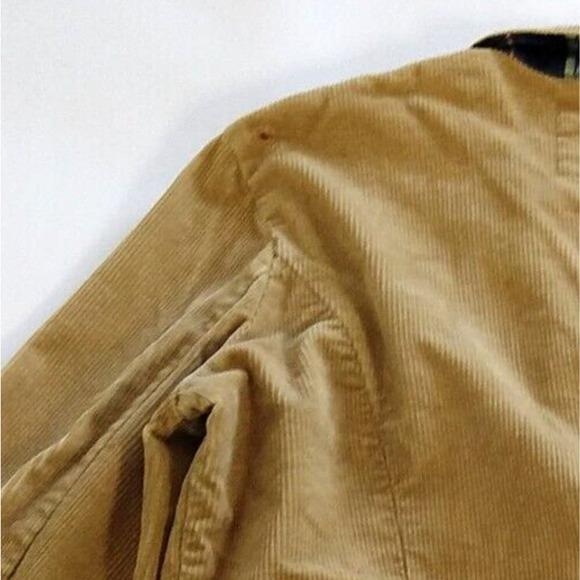 Vintage Y2K American Eagle Corduroy Blazer Jacket Size L Tan Button Up 2000s - Picture 9 of 9